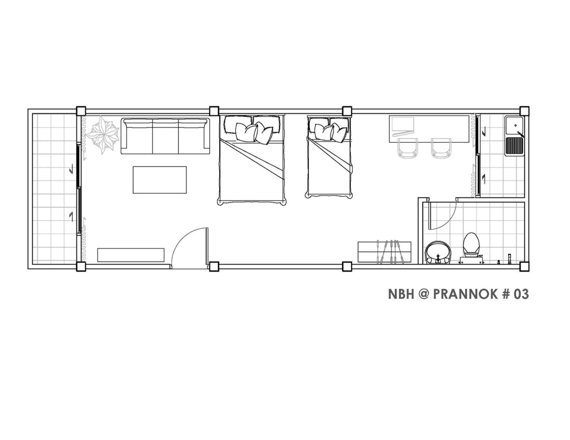 Nbh.@ Prannok Lägenhet Bangkok Exteriör bild